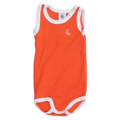 Body (Orange, Hvid) fra Petit Bateau Bomuld