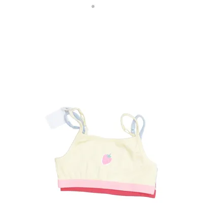 Bralette (Blauw, Geel, Meerkleurig) van Famy Katoen, Elastaan