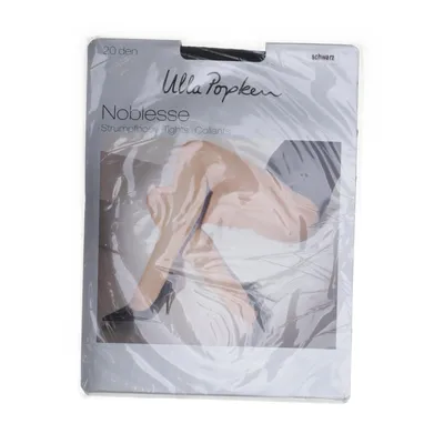 Nylon panty (Zwart) van Ulla Popken Elastaan, Polyamide