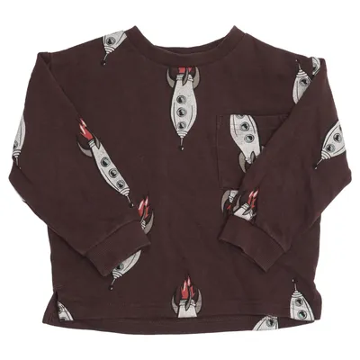 Sweatshirt (Brown, Multicolored) from Minimarket Cotton, Polyester