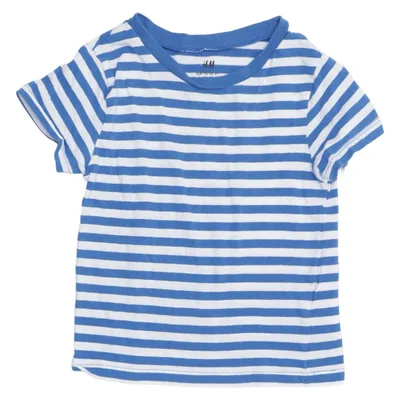 T-shirt (Blauw, Wit) van H&M Katoen