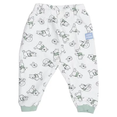 Pyjamasbyxor (Vit, Grön, Flerfärgad) från Disney Baby Bomull, Elastan