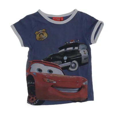 T-shirt (Blå, Röd, Svart, Vit) från Disney Pixar Bomull, Elastan