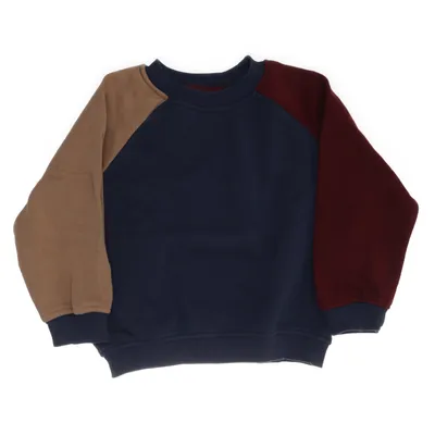 Sweatshirt (Blue, Red, Yellow) from Rikiki Cotton, Polyester