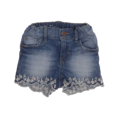 Jeansshorts (Blå, Vit) från Regular by Lindex Bomull, Elastan, Polyester