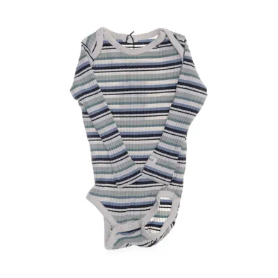 Romper (Blauw, Wit, Groen) van Newbie by KappAhl Elastaan, Katoen