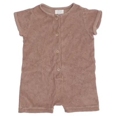 Barboteuse (Marron) de The Simple Folk Coton biologique