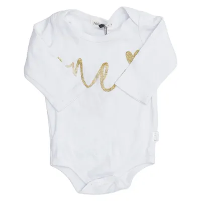 Body (Blanc, Or) de NNJXD Coton