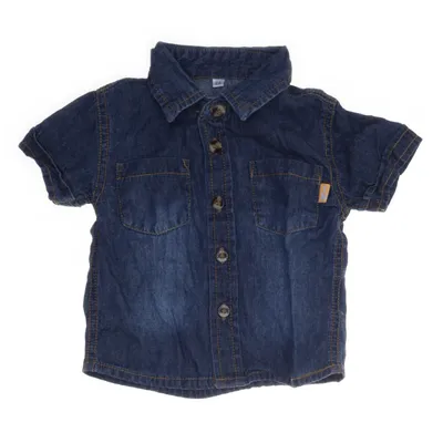 Korte mouwen shirt (Blauw) van Zeeman Katoen