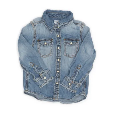 Jeansskjorta (Blå) från Polarn O. Pyret Bomull