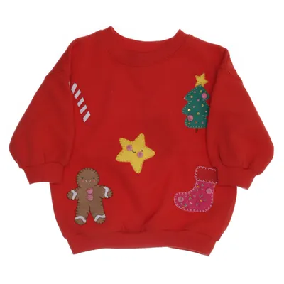 Kersttrui (Rood, Meerkleurig) van Next Katoen, Polyester