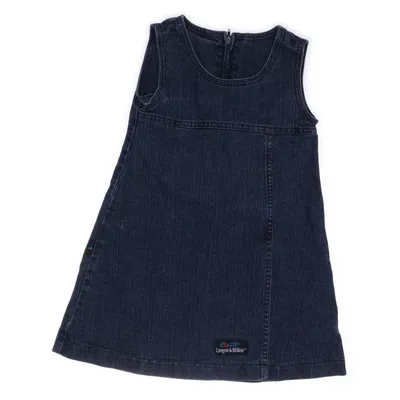 Jeansklänning (Blå) från Lingon & Blåbär Bomull, Elastan, Polyester