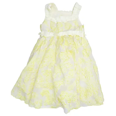Blumenkinderkleid (Gelb) von H&M Conscious Collection Exclusive Baumwolle, Polyamid, Polyester, Seide