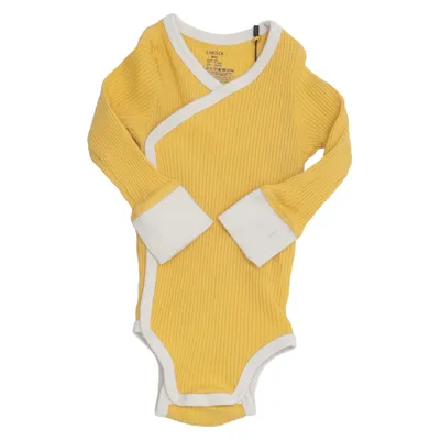 Romper (Geel, Beige) van Lindex Baby Katoen, Elastaan