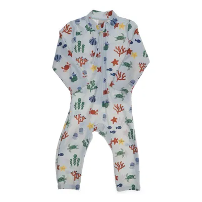 UV beschermende kleding (Blauw, Meerkleurig) van Kuling Elastaan, Gerecycled polyester