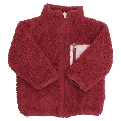 Fleece jas (Rood) van Dopo Dopo Girls Polyester