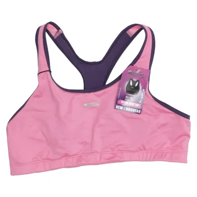 Sports bra (Pink, Purple) from Shock Absorber Elastane, Polyamide, Polyester
