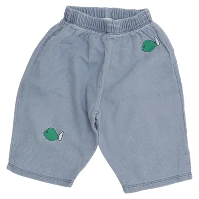 Pantalon (Bleu) de Lötiekids Élasthane, Coton biologique