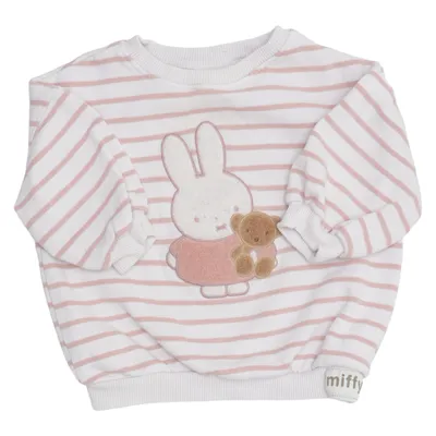 Sweatshirt (Blanc, Rose) de Miffy Coton, Polyester