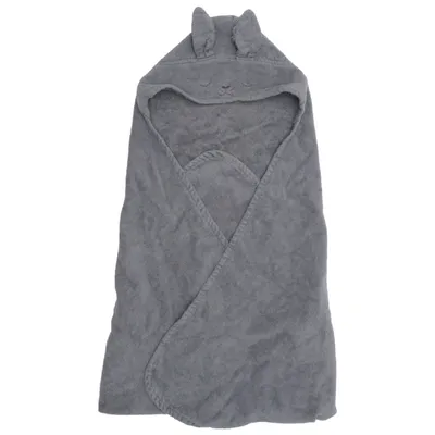 Badponcho (Grijs) van H&M Home Katoen
