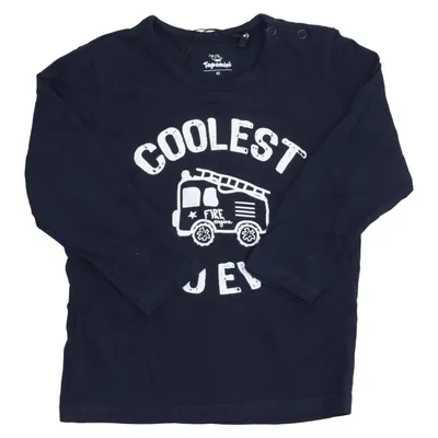 Long sleeve T-shirt (Blue) from Topomini Organic cotton