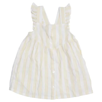 Robe (Jaune, Blanc) de H&M Coton