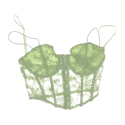 Bustier (Green) from Zara Polyamide