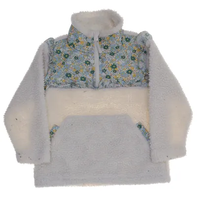 Fleecetröja (Beige, Flerfärgad) från Rikiki Bomull, Polyester