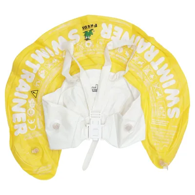 Bouée de natation (Jaune, Blanc) de Swim Academy Freds