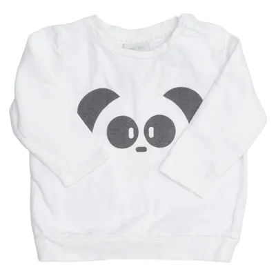 Sweatshirt (Wit, Zwart) van Mori Organisch katoen