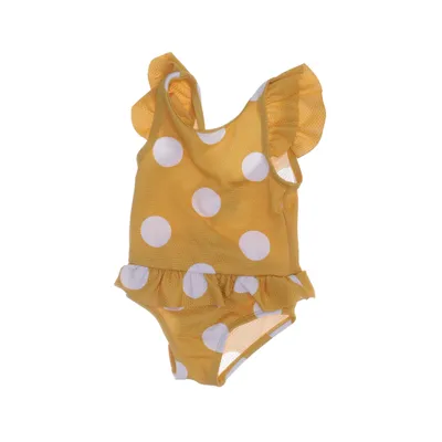 Baddräkt (Gul, Vit) från Fanny Elastan, Återvunnen polyester