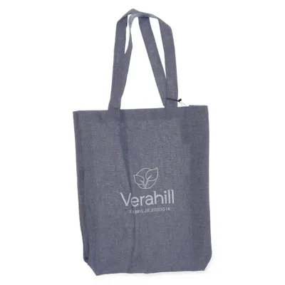Canvas tas (Blauw) van PF Concept Gerecycled katoen