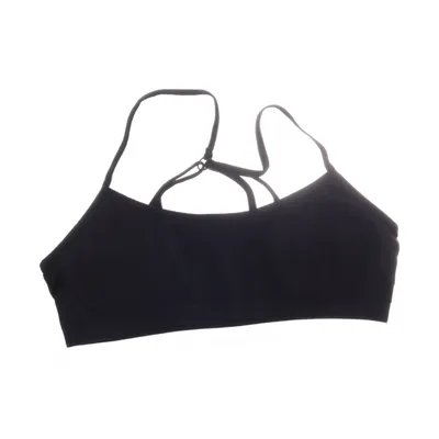 Bralette (Zwart) van Hanes Nylon, Elastaan