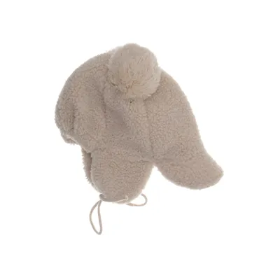 Trapper hat (Beige) from Rikiki Polyester