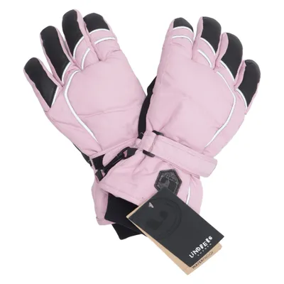 Gloves (Pink, Black) from Lindberg Polyester, Polyurethane