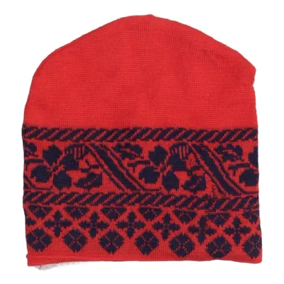 Beanie (Red, Blue) from Sätila Wool