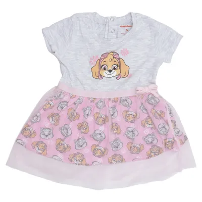 Robe (Gris, Rose, Multicolore) de Nickelodeon Coton, Polyester