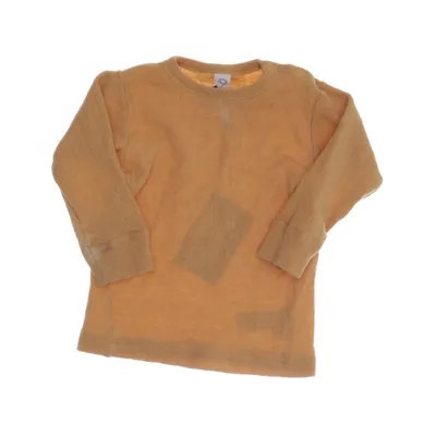 Lange mouwen shirt (Bruin) van Dilling Merinowol, Organisch katoen