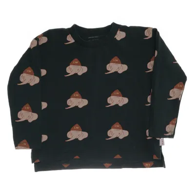 Långärmad t-shirt (Grön, Flerfärgad) från Tinycottons Bomull, Elastan