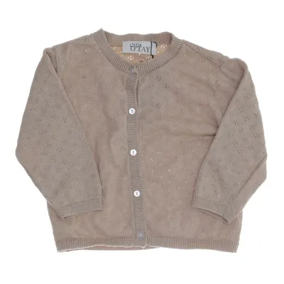 Cardigan (Beige) from Little O'TAY Cashmere, Cotton