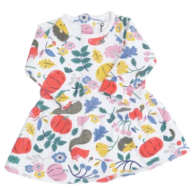 Klänning (Vit, Flerfärgad) från Baby Boden Bomull, Polyester