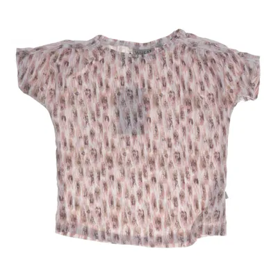 T-shirt (Rosa, Vit, Brun, Flerfärgad) från Wheat Elastan, Polyuretan, Viskos