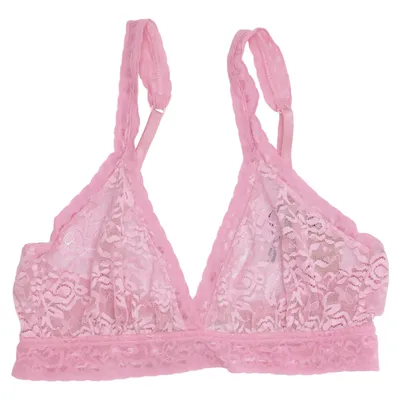 Bralette (Rosa) från Lace Laboratory Elastan, Polyamid