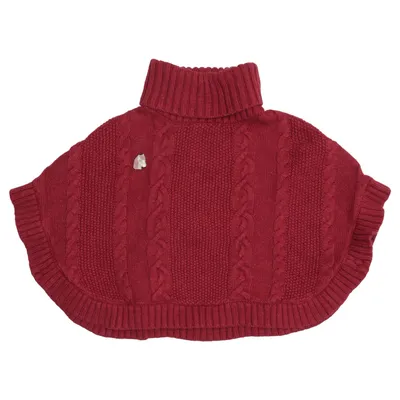 Poncho (Red) from Sergent Major Cotton, Polyamide, Viscose, Wool