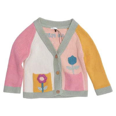 Strickjacke (Pink, Gelb, Mehrfarbig) von Next Baby Baumwolle