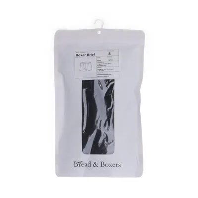 Underwear (Black) from Bread & Boxers Elastane, Organic cotton