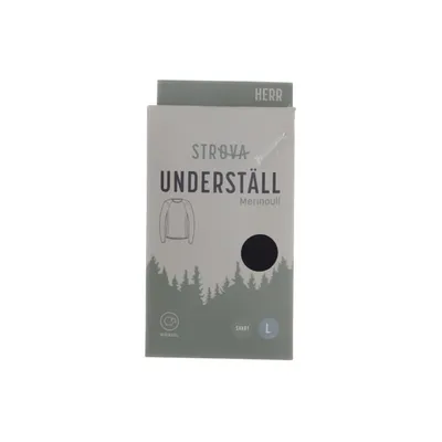 Underställströja (Svart) från Strøva Merinoull