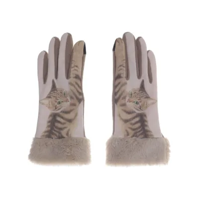 Handskar (Beige, Brun, Flerfärgad)