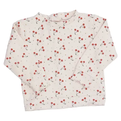 Sweatshirt (Beige, Red) from Name It Organic cotton