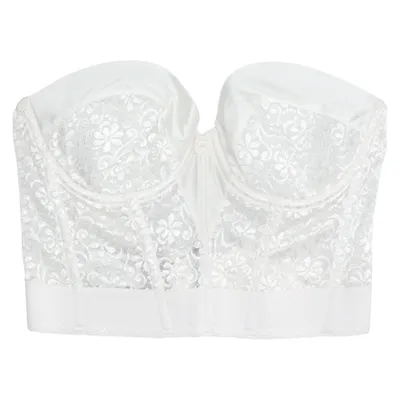 Bustier (Vit) från Carnival Elastan, Polyamid, Polyester